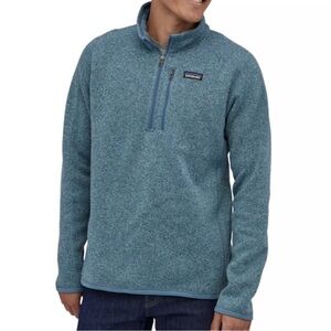 Patagonia Blue Better Sweater Quarter-Zip Fleece Pullover
